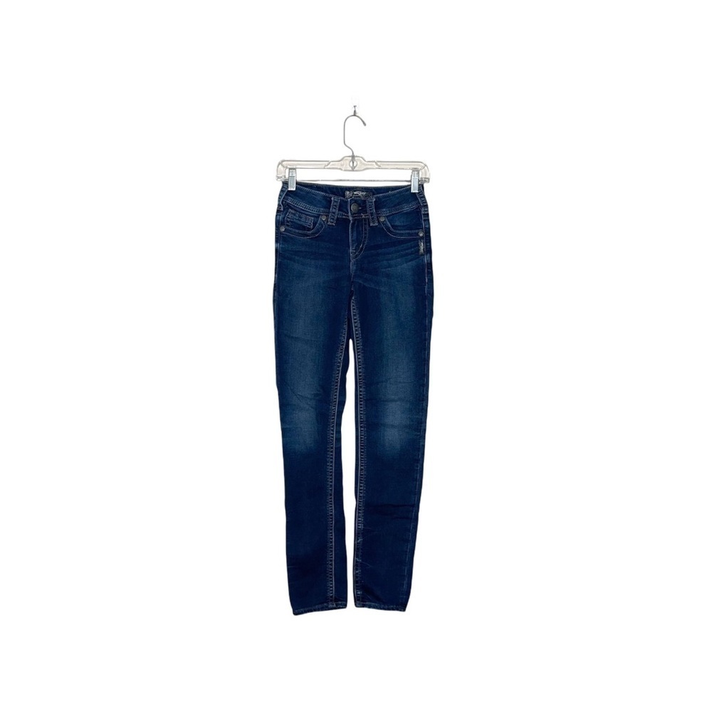 Silver Jeans Suki Dark Wash Mid-rise Skinny Joga Jeans 25 Women’s